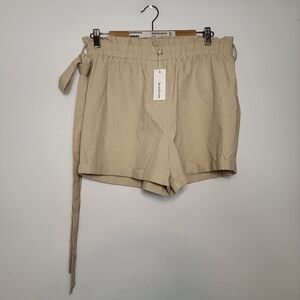 Heartloom Paperbag Styled Linen Blend Short Size Medium